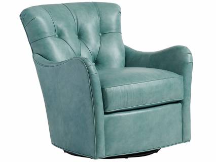 Eton Leather Swivel Chair