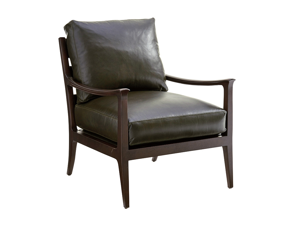 Miramar Leather Chair Lexington Home Brands