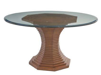 Cabrillo 54 Glass Top Dining Table