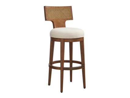 Calavera Custom Woven Swivel Bar Stool