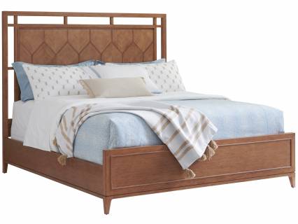 Bramble Bedroom Lexington Bed with Rattan 28333 - Silk Greenery Home Store  - St. Thomas, US Virgin