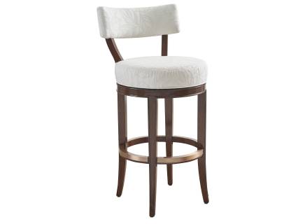 Giles Upholstered Swivel Bar Stool