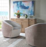 Natalie Woven Swivel Chair