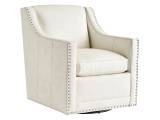 Barrier Leather Swivel Chair