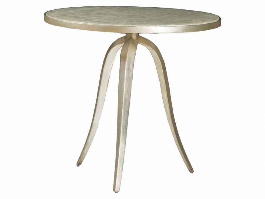 2155-950 | Capiz Round End Table | Signature Designs| Lexington Home